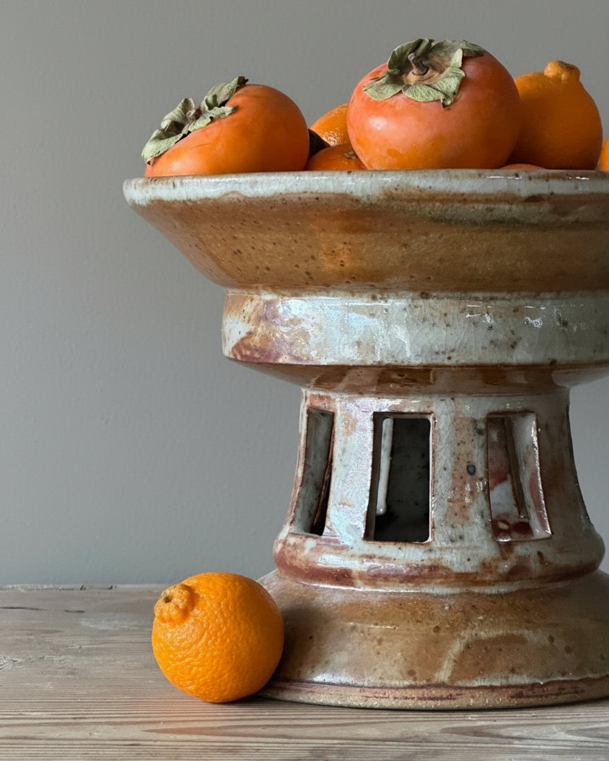 Large Ceramic Compote