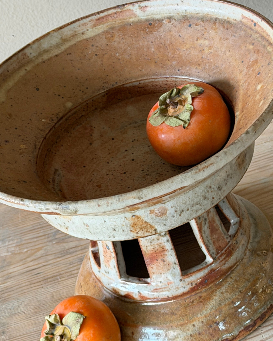 Large Ceramic Compote