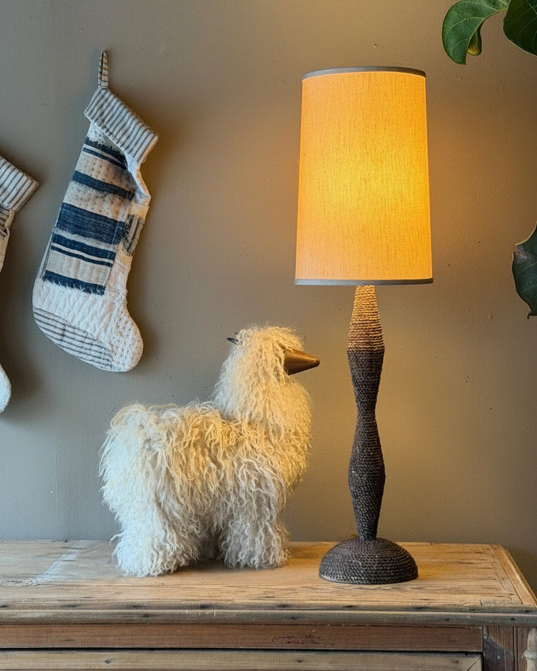 Wrapped Twine Lamp