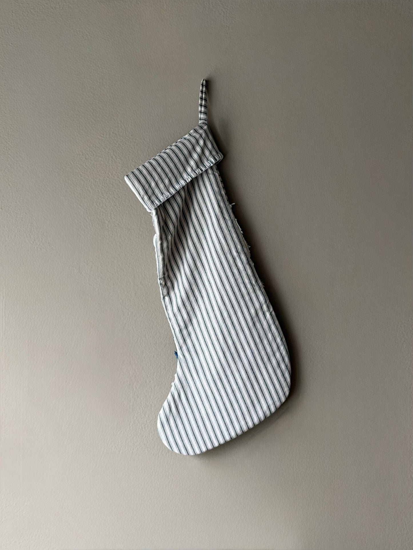 Collaged Stocking no.1 | Hadley Clark