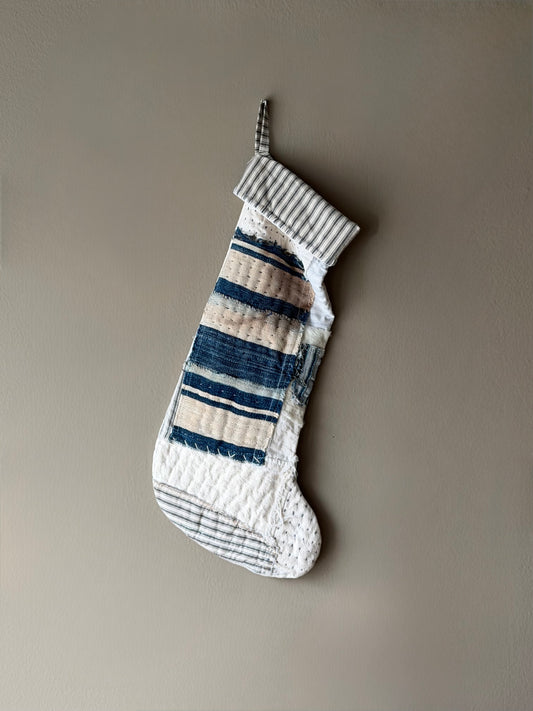 Collaged Stocking no.2 | Hadley Clark