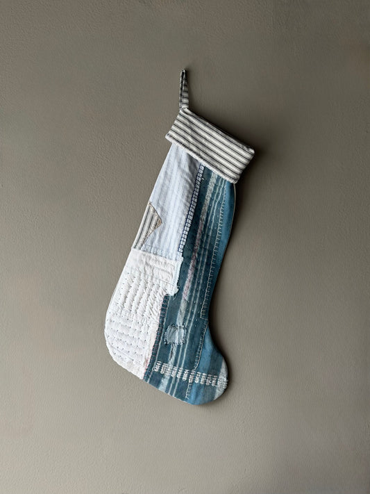 Collaged Stocking no.3 | Hadley Clark