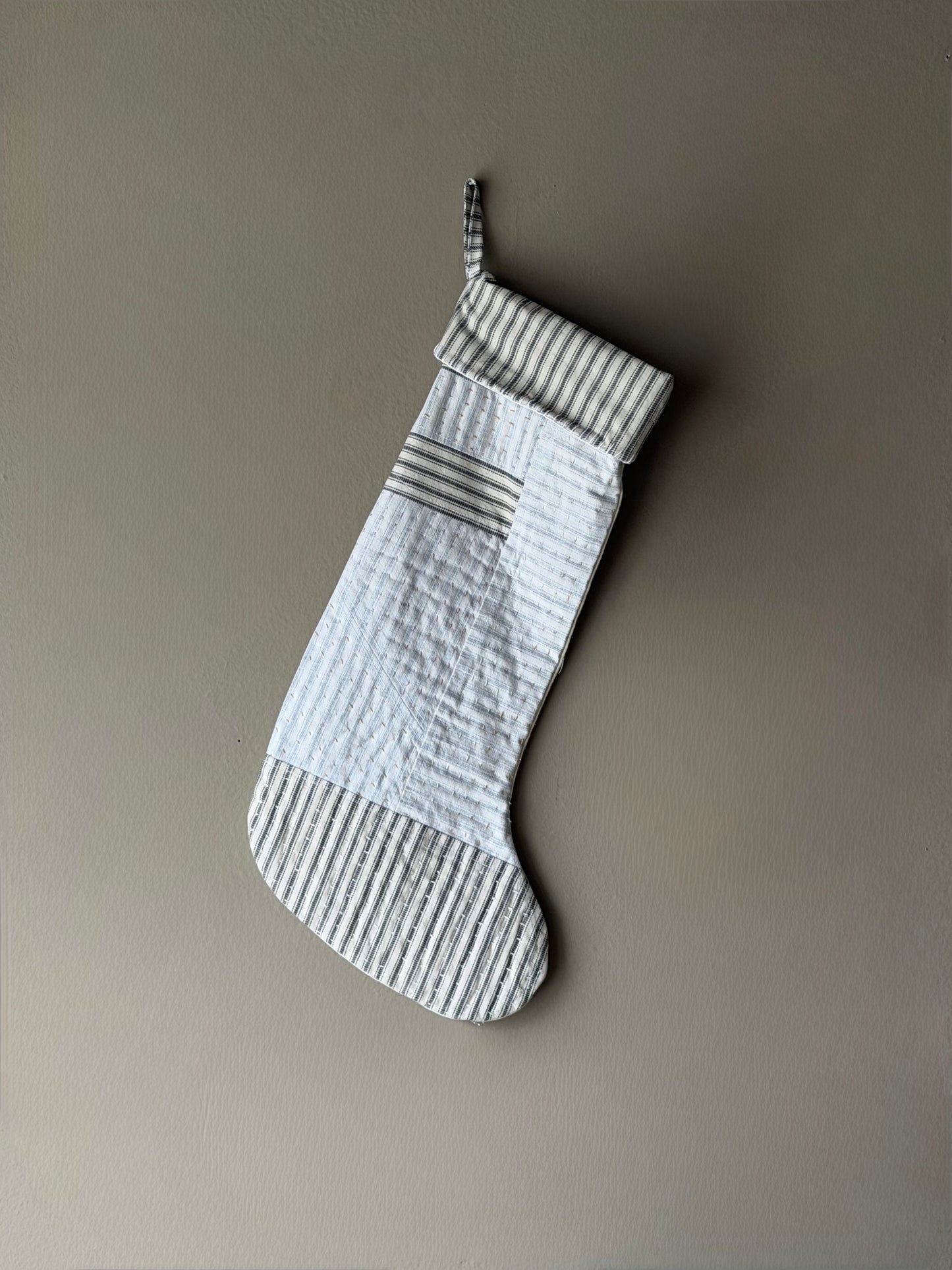 Collaged Stocking no.5 | Hadley Clark