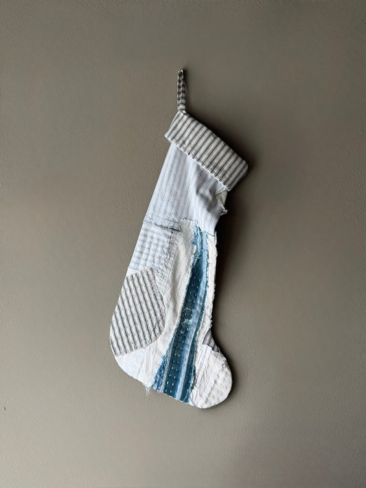 Collaged Stocking no.6 | Hadley Clark