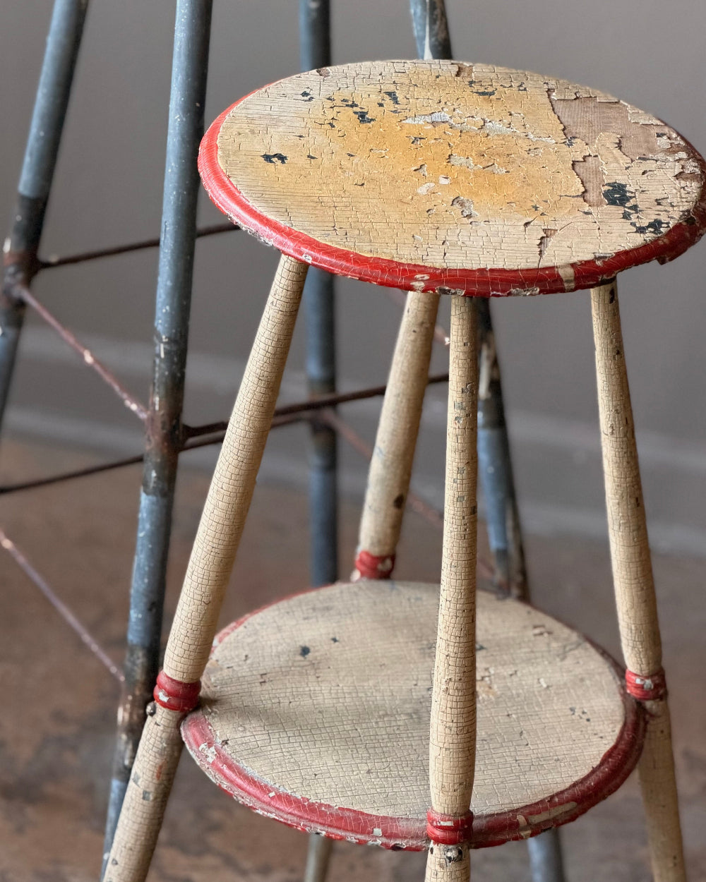 Primitive Two Tier Pedestal