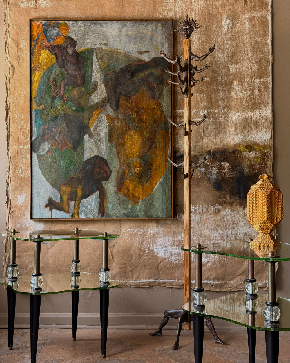 Cast Bronze Coat Rack