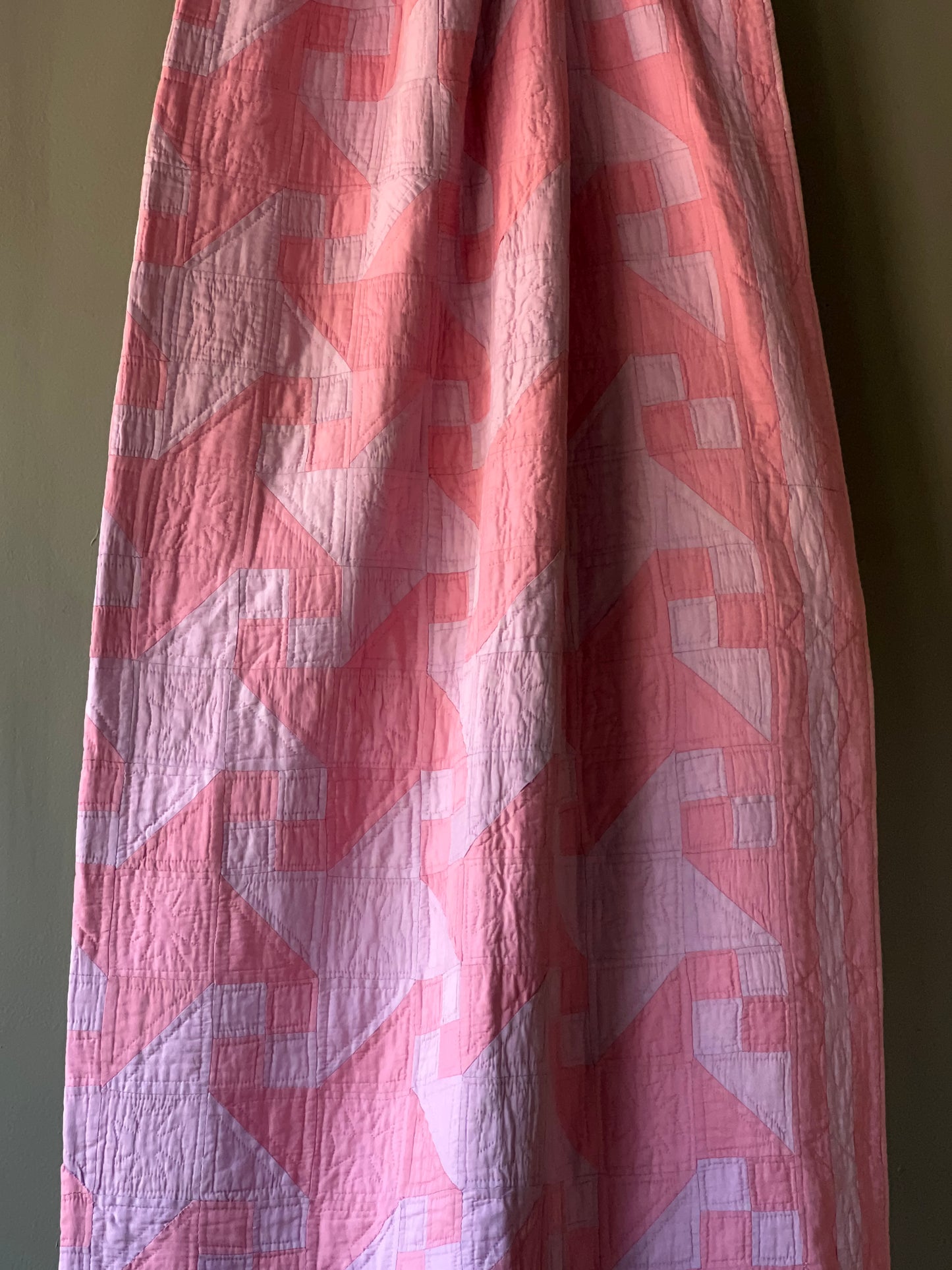 Vintage Quilt in Pink & Lilac