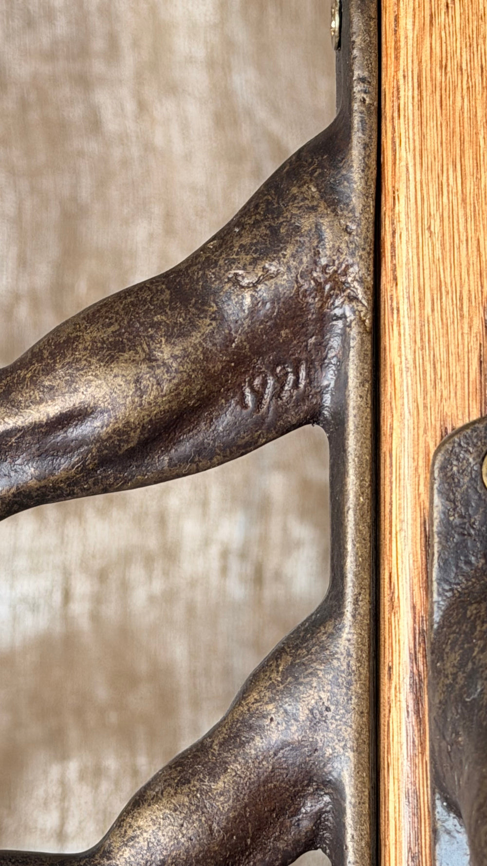 Cast Bronze Coat Rack