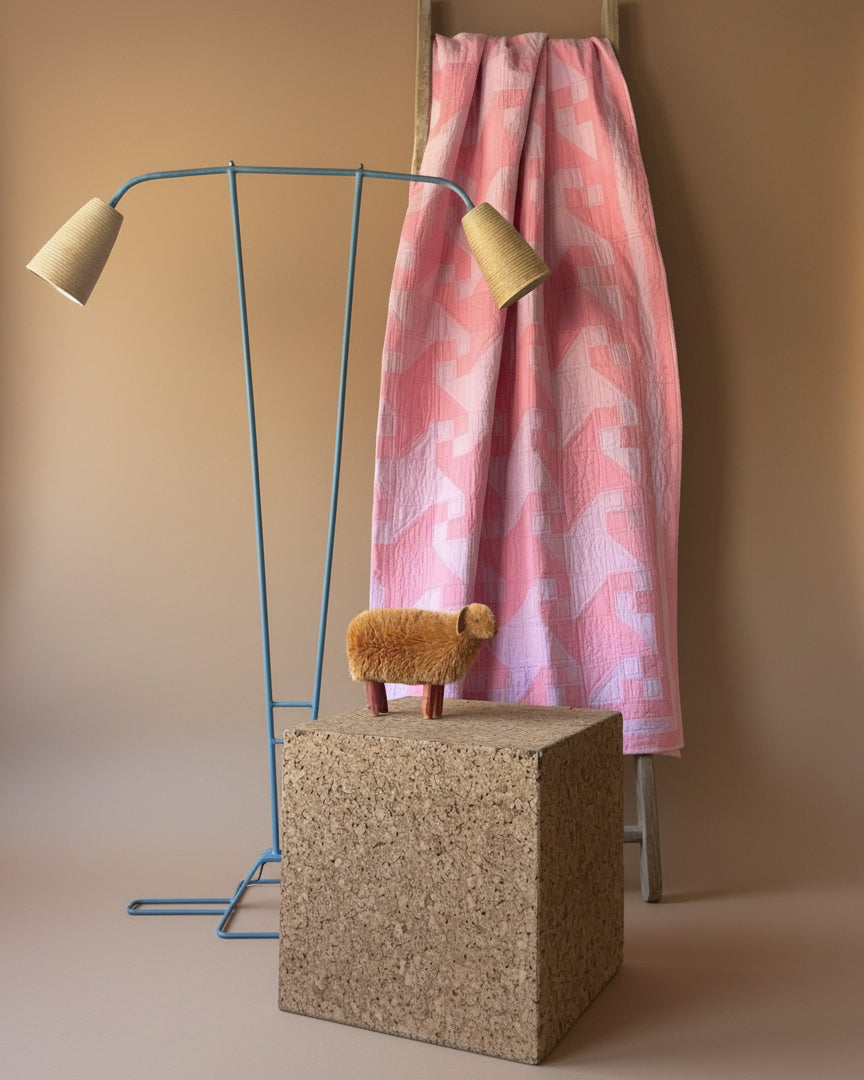 Vintage Quilt in Pink & Lilac