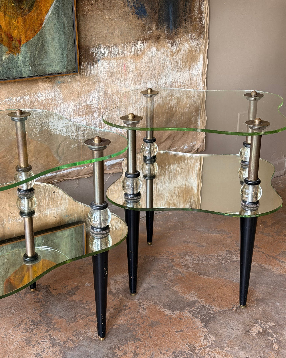 1950's Cloud Side Tables | Pair