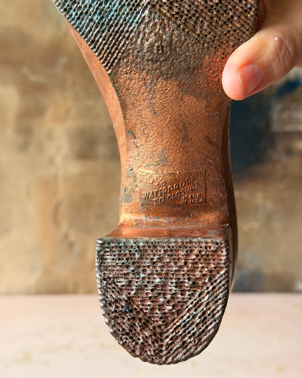 Copper Boot Mold