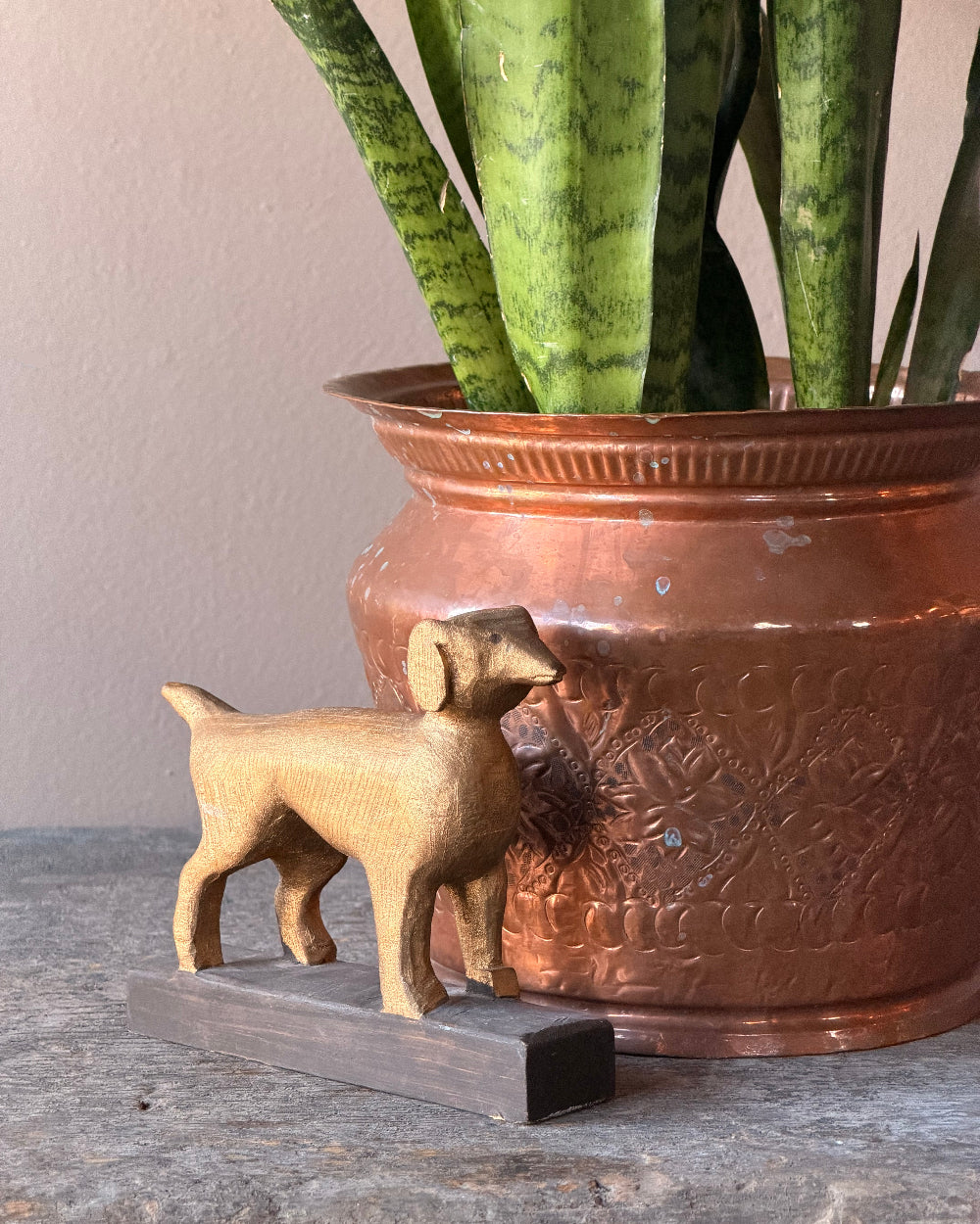 Pressed Copper Planter