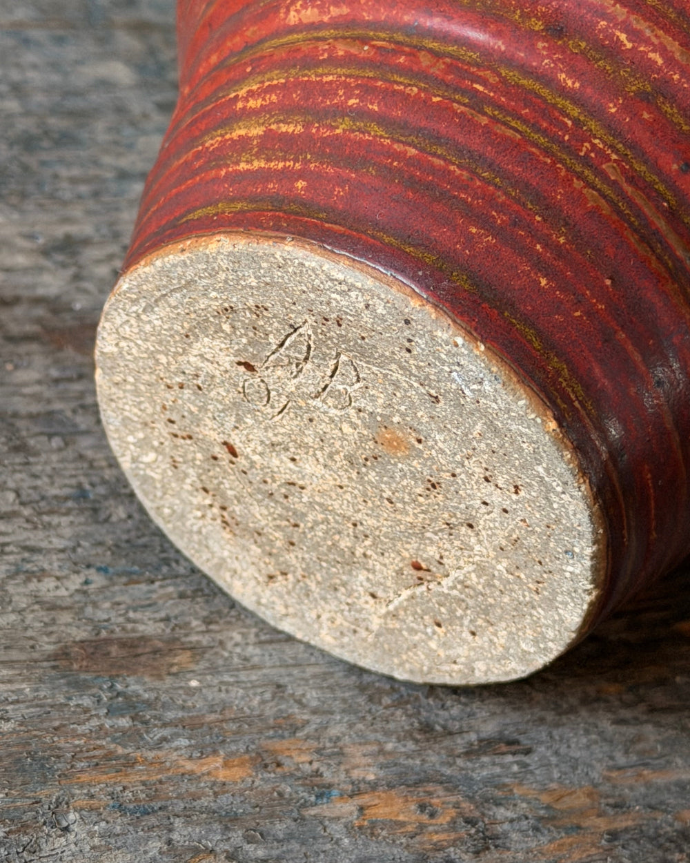 Organic Ceramic Vessel in Oxblood