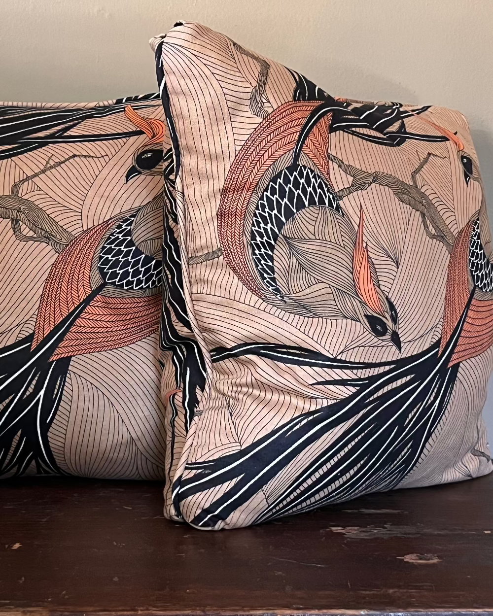 Deco Modern Pheasant Pillows