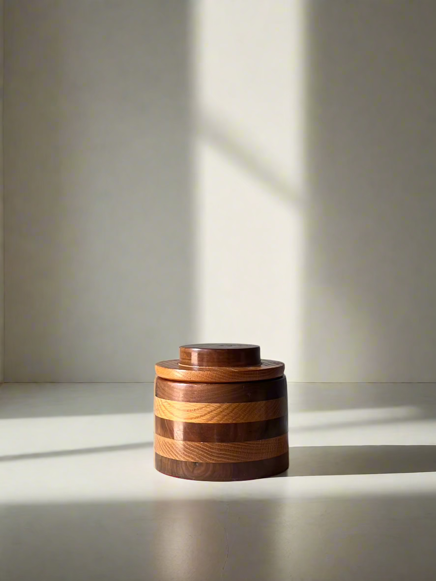 Parquetry Wood Stash Box