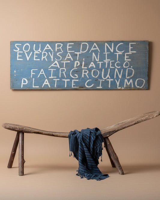 Square Dancing Fairground Sign