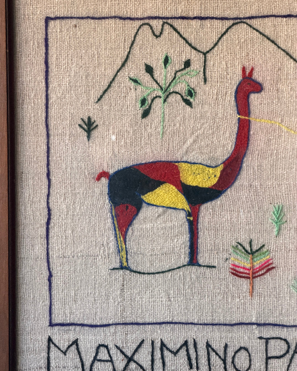 Peruvian Folk Art Embroidery #2
