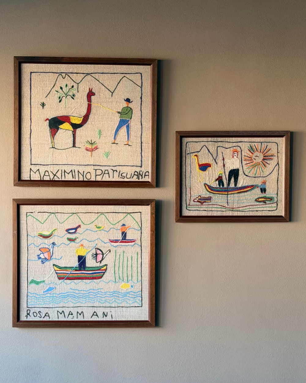 Peruvian Folk Art Embroidery #1