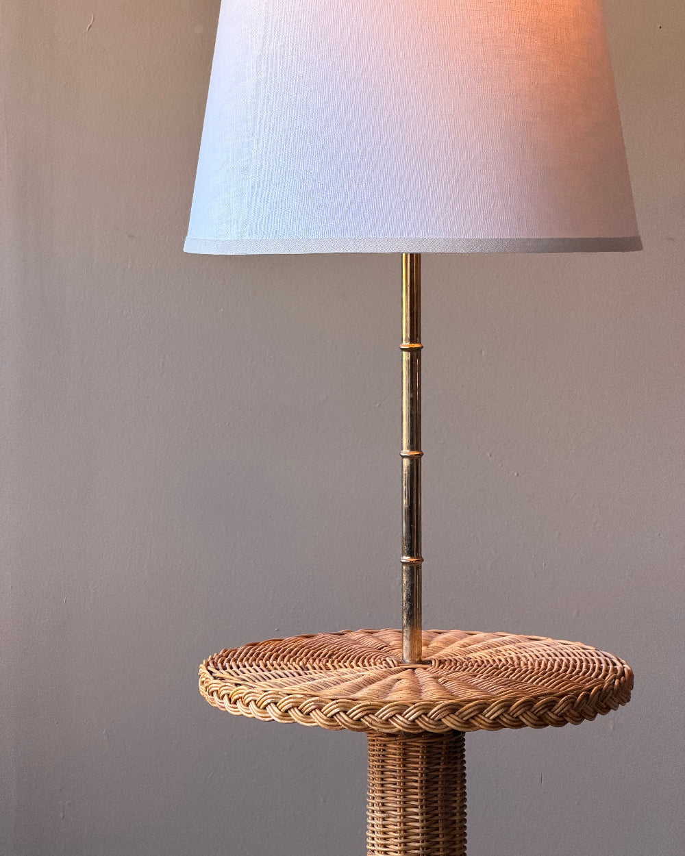 Woven Lamp Table