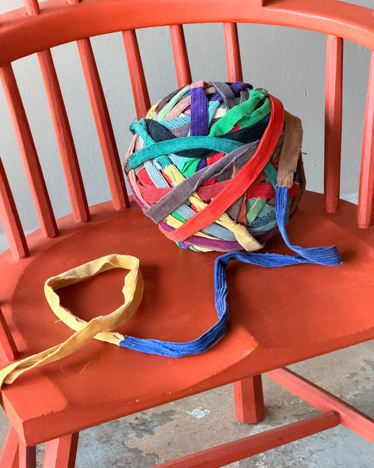 Ball of Corduroy Scrap