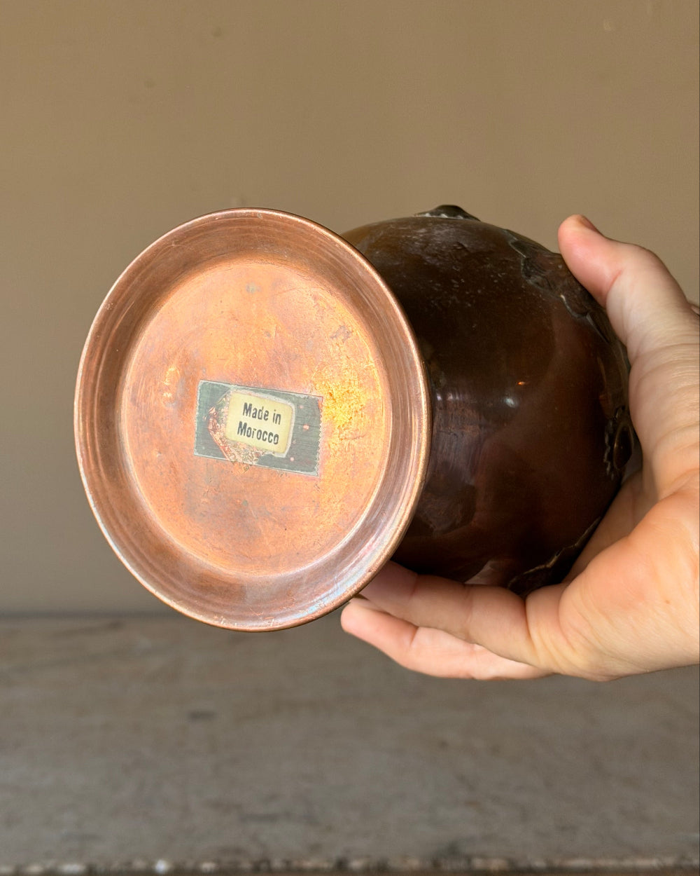 Moroccan Copper Vase
