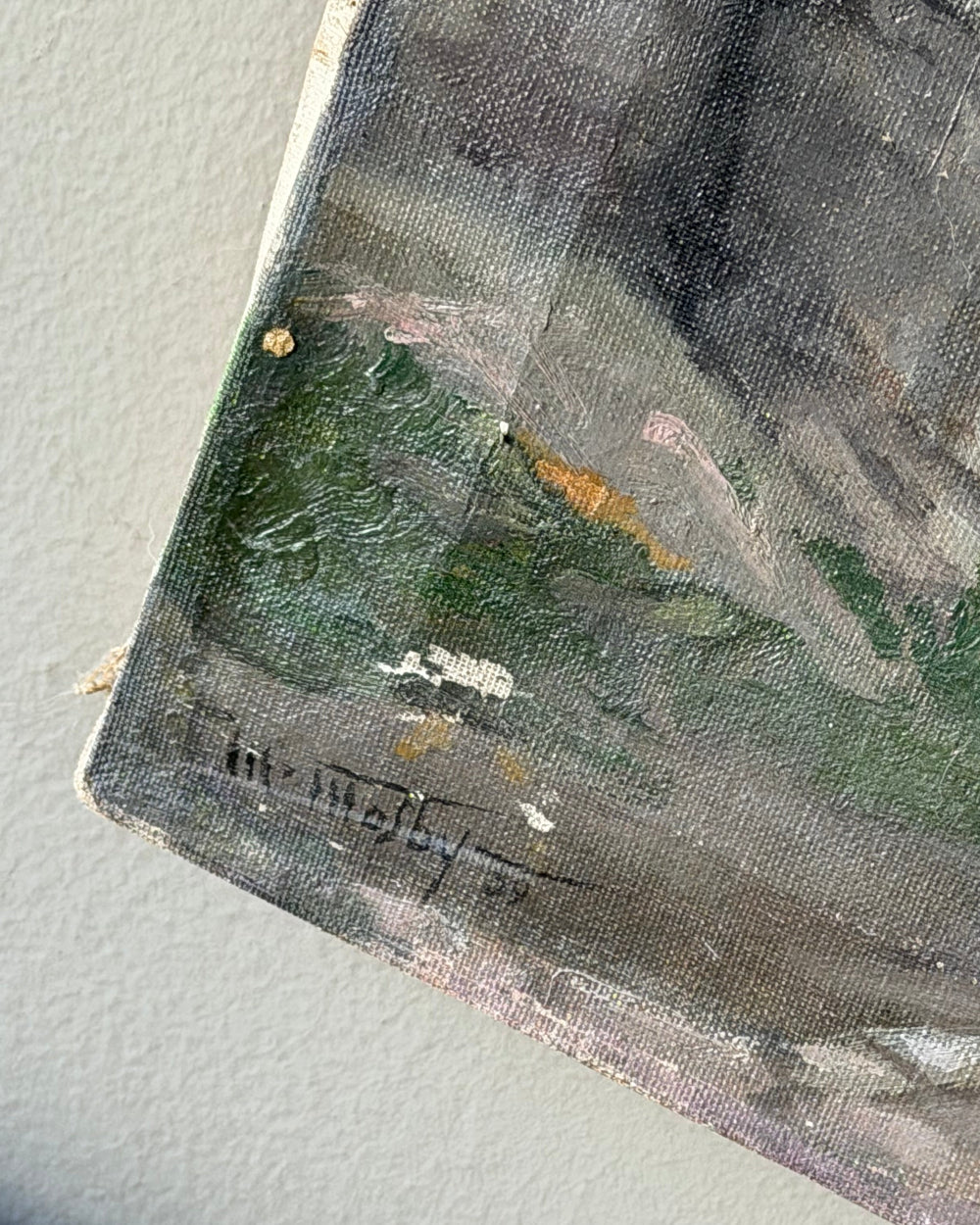 Architectural Scene On Canvas