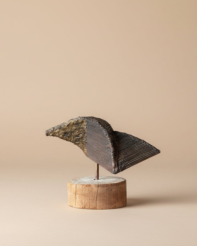 Welded Iron Abstract Sculpture