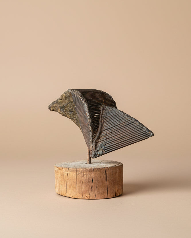 Welded Iron Abstract Sculpture