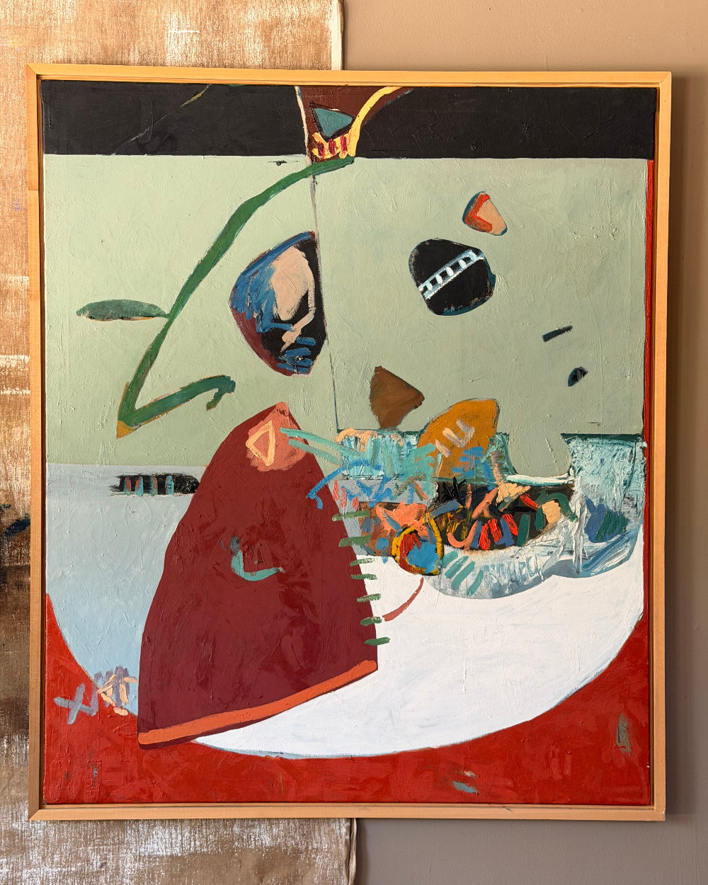 Large Framed Abstract | Frederick J. Nelson