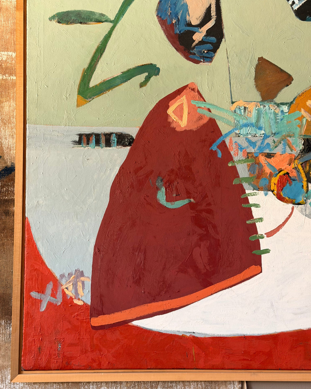 Large Framed Abstract | Frederick J. Nelson