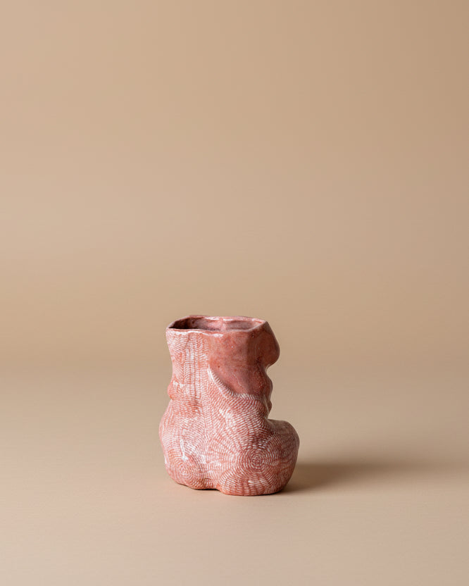 Sitting Nude Ceramic Vessel