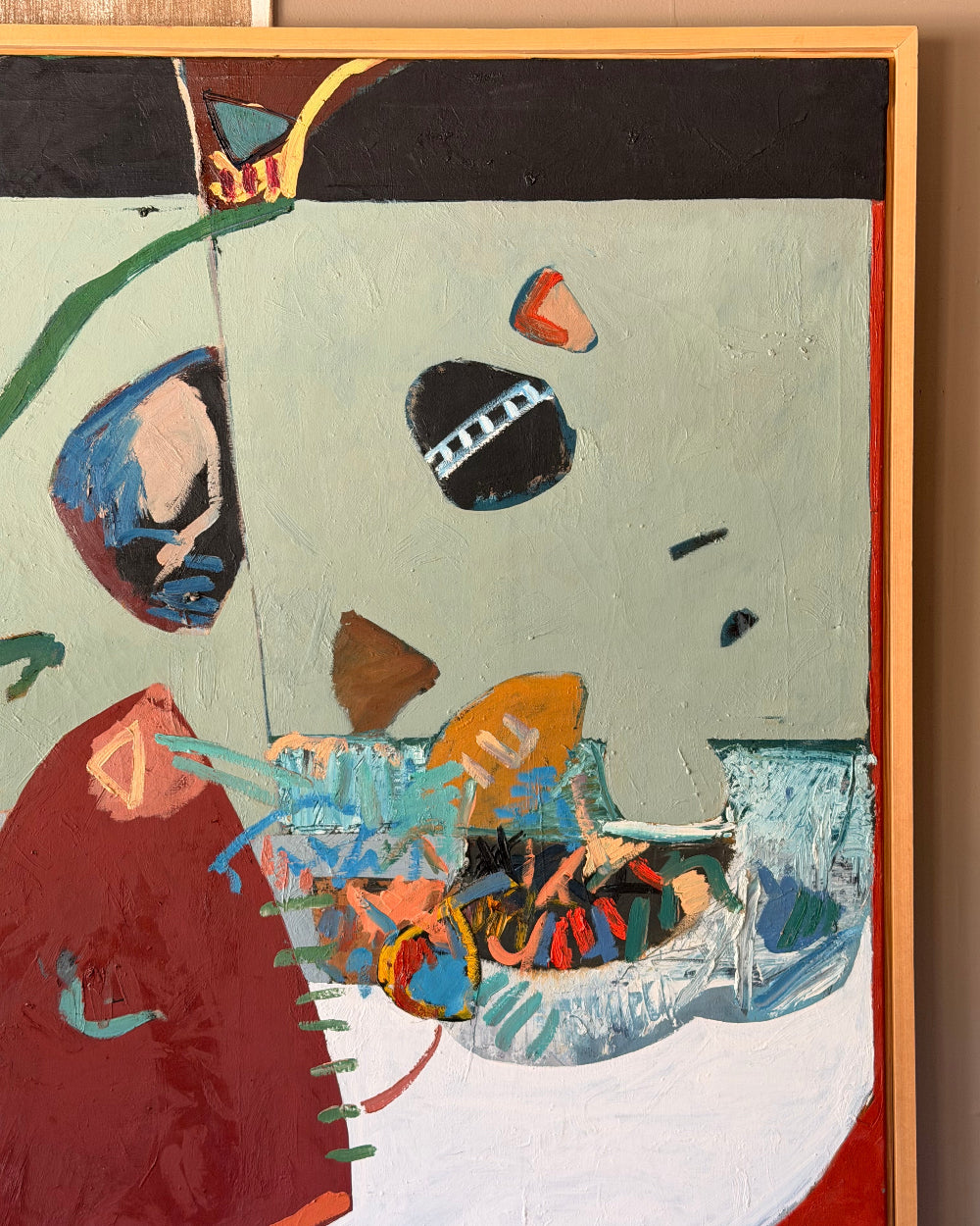 Large Framed Abstract | Frederick J. Nelson