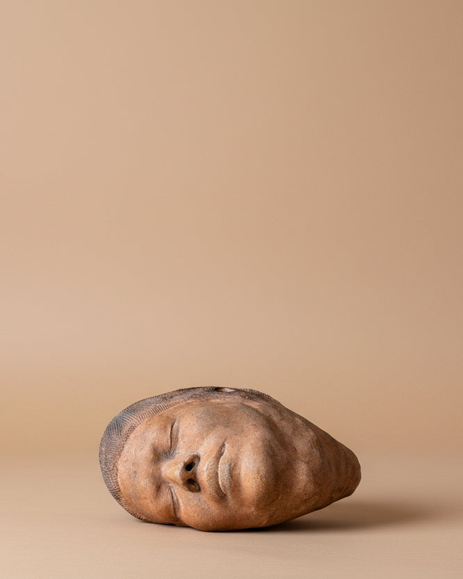 Hand Built Stoneware Head