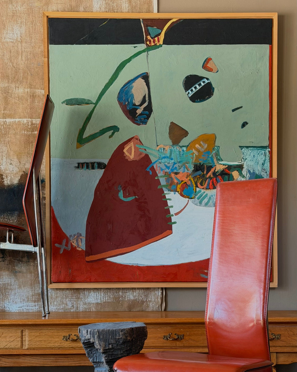Large Framed Abstract | Frederick J. Nelson