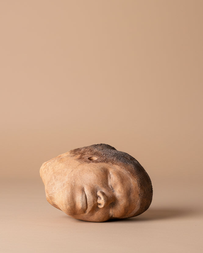 Hand Built Stoneware Head