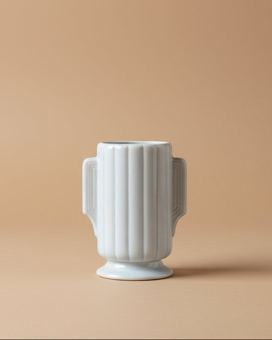 Pale Blue Art Deco Vase