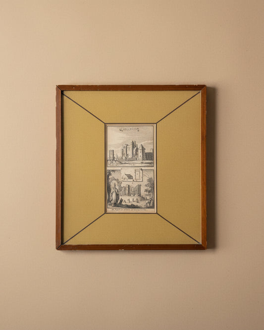 Framed 18th Century Dutch Etching