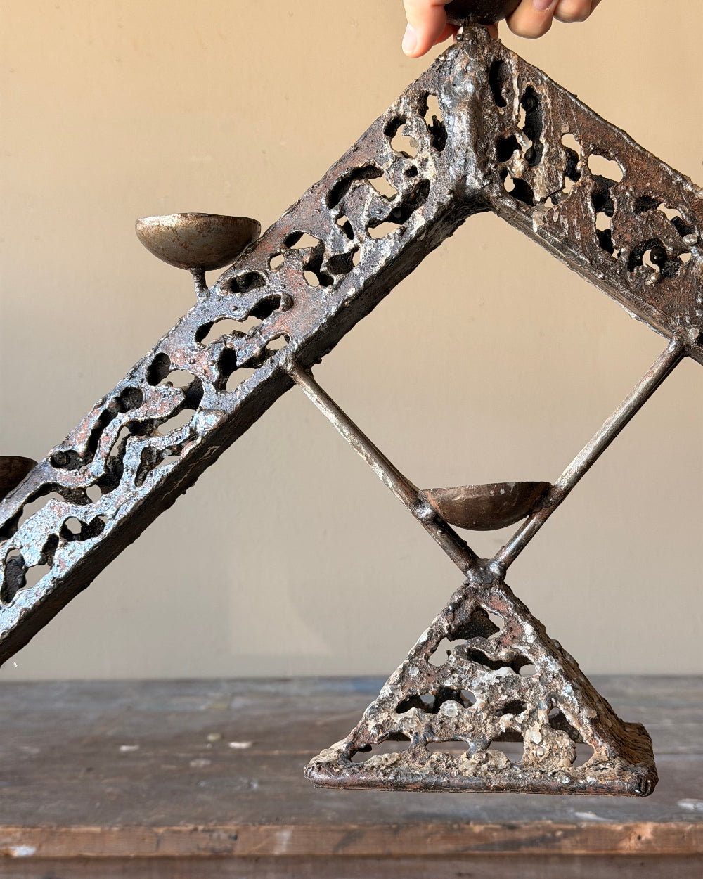 Brutalist Candelabra