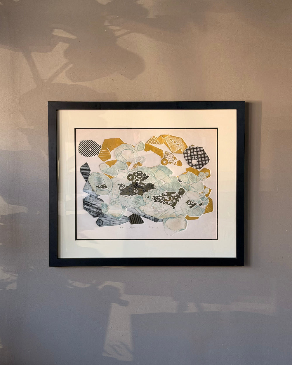 Framed 'Grafisculpture' By Paolo Boni