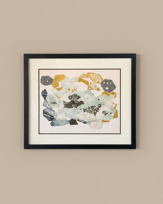 Framed 'Grafisculpture' By Paolo Boni