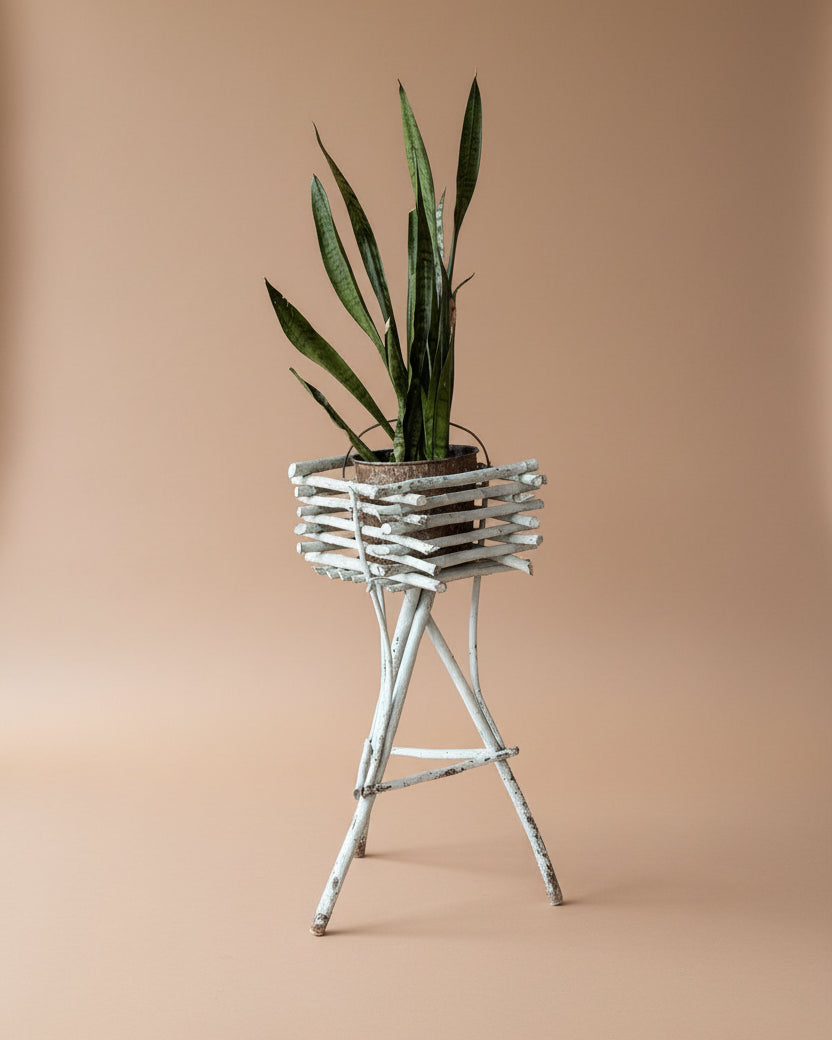 Twig Planter In Pale Blue