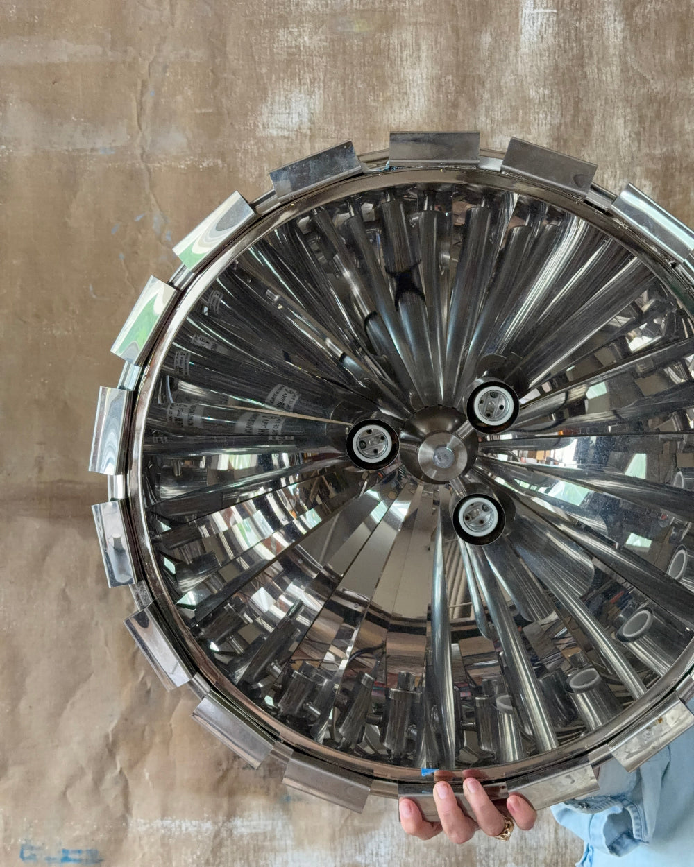 Chrome Pendant Light