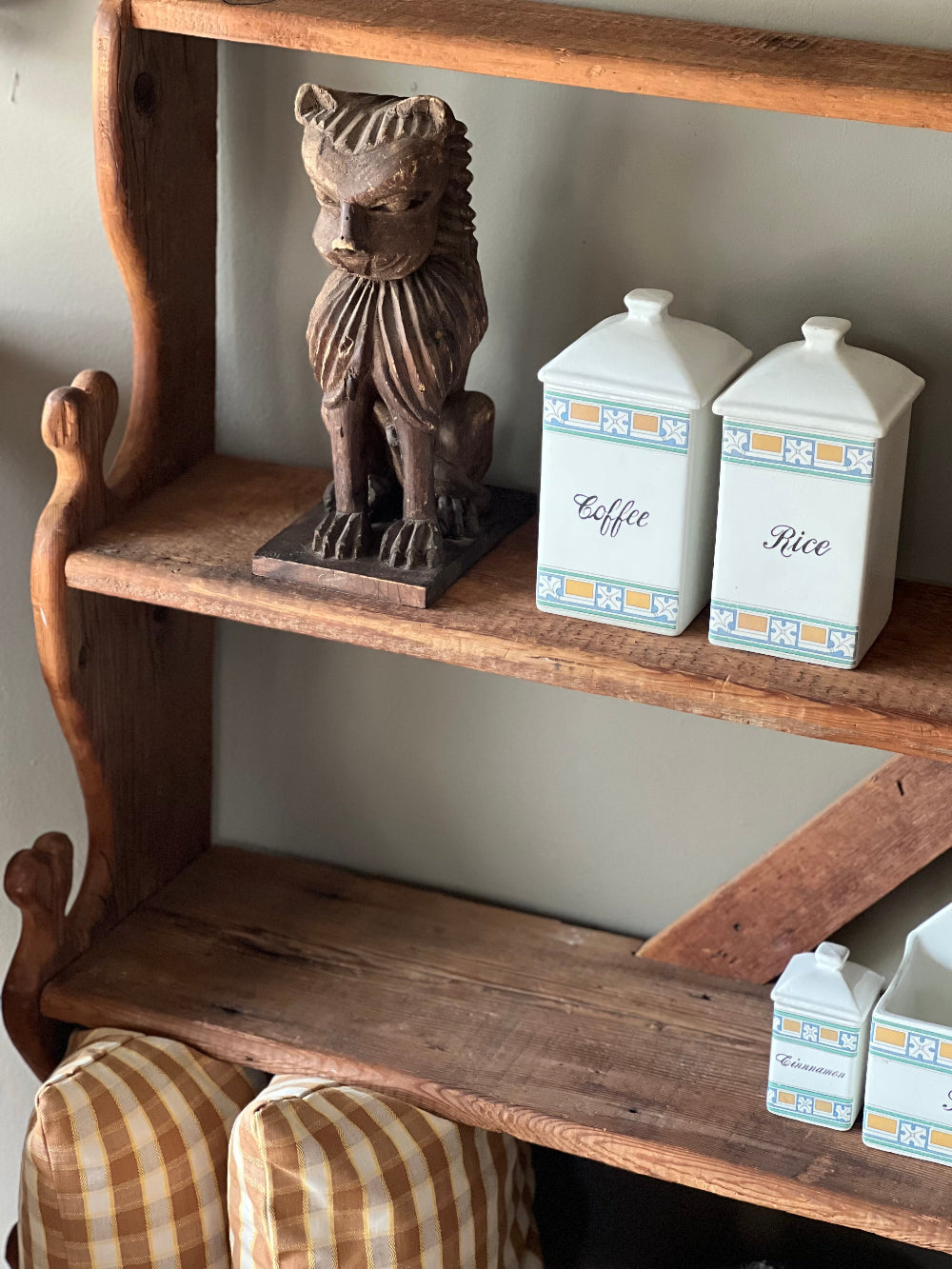 Folk Art Graduating Bookshelf