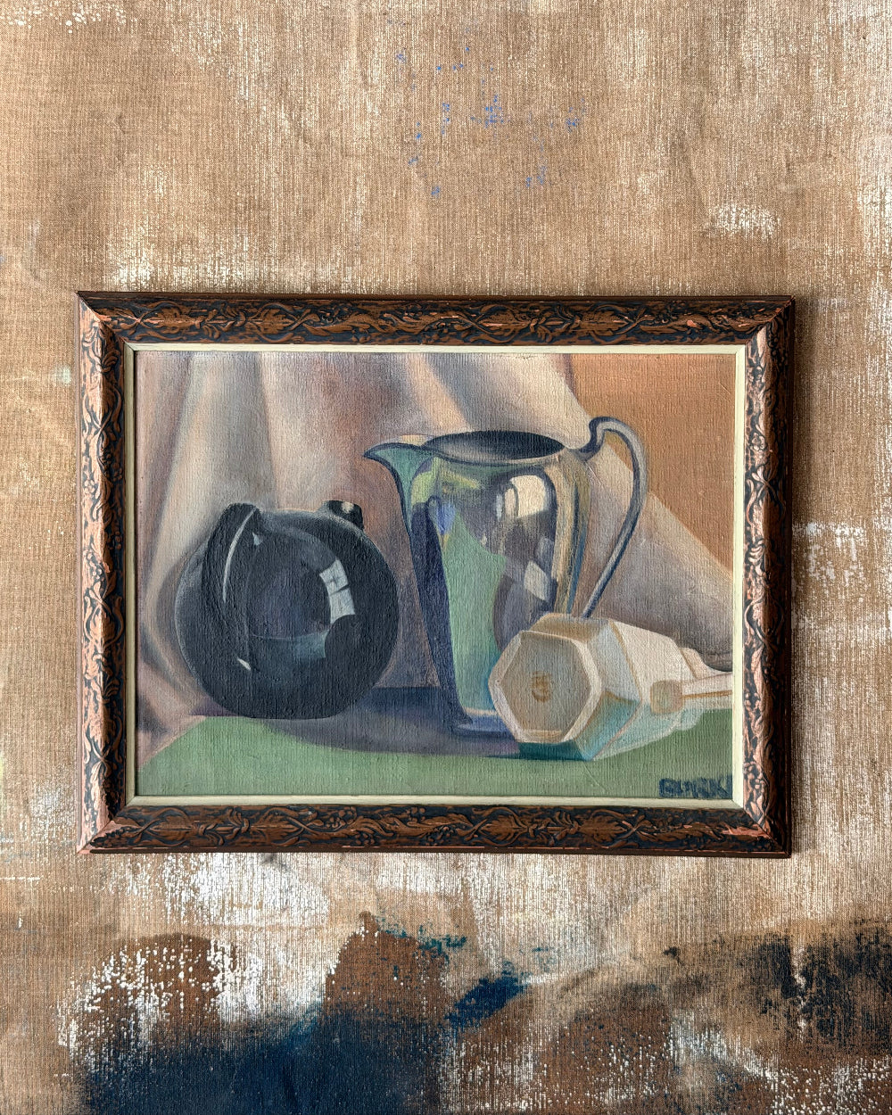 Still Life of Various Pitchers