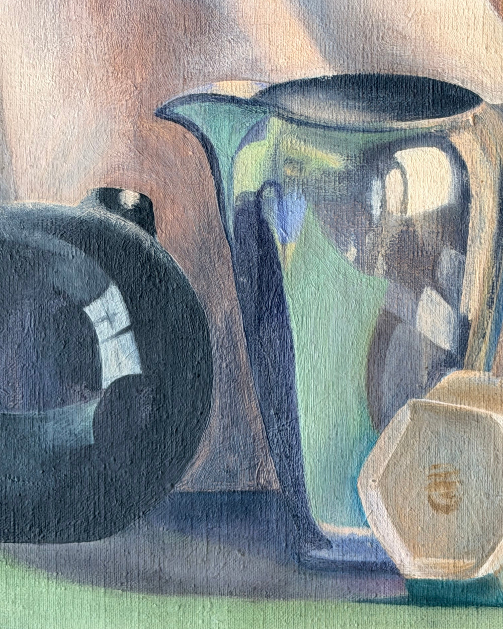 Still Life of Various Pitchers