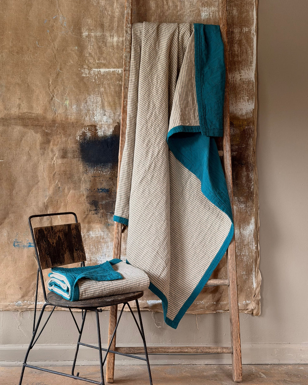 French Cotton Throw Blanket