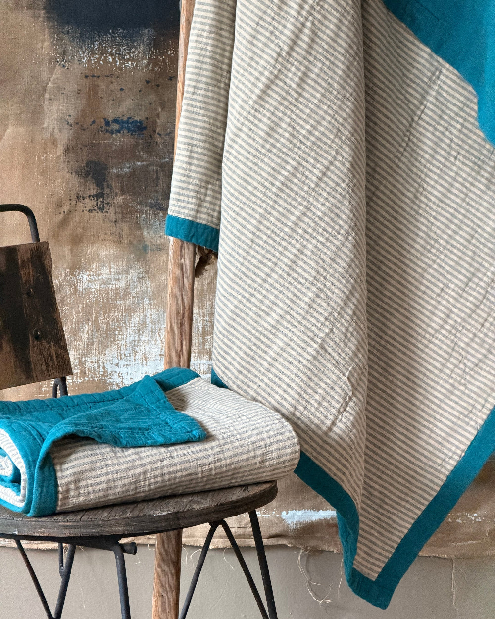 French Cotton Throw Blanket