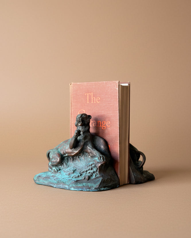 Bronze Tiger Bookends