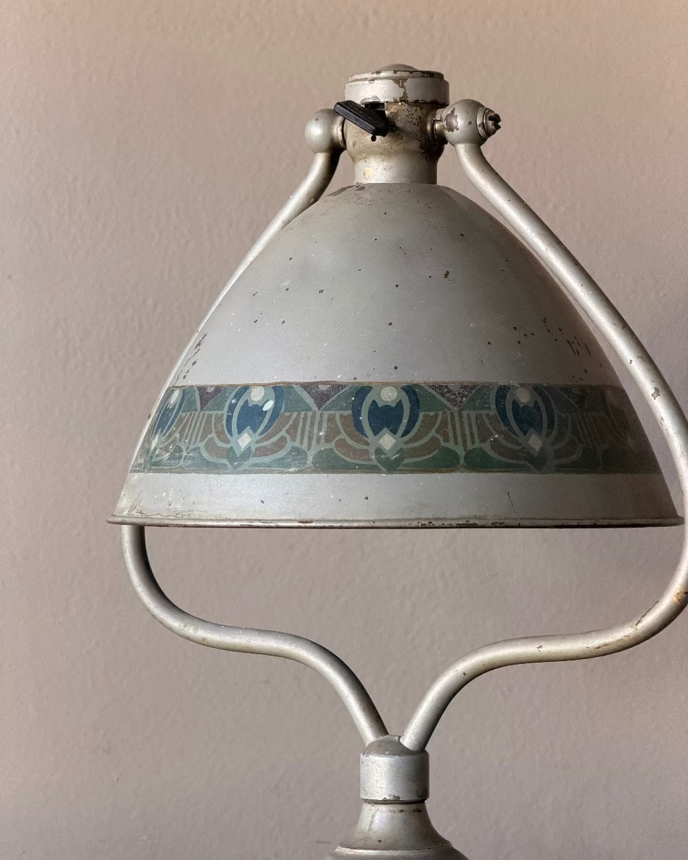 Art Nouveau Library Lamp