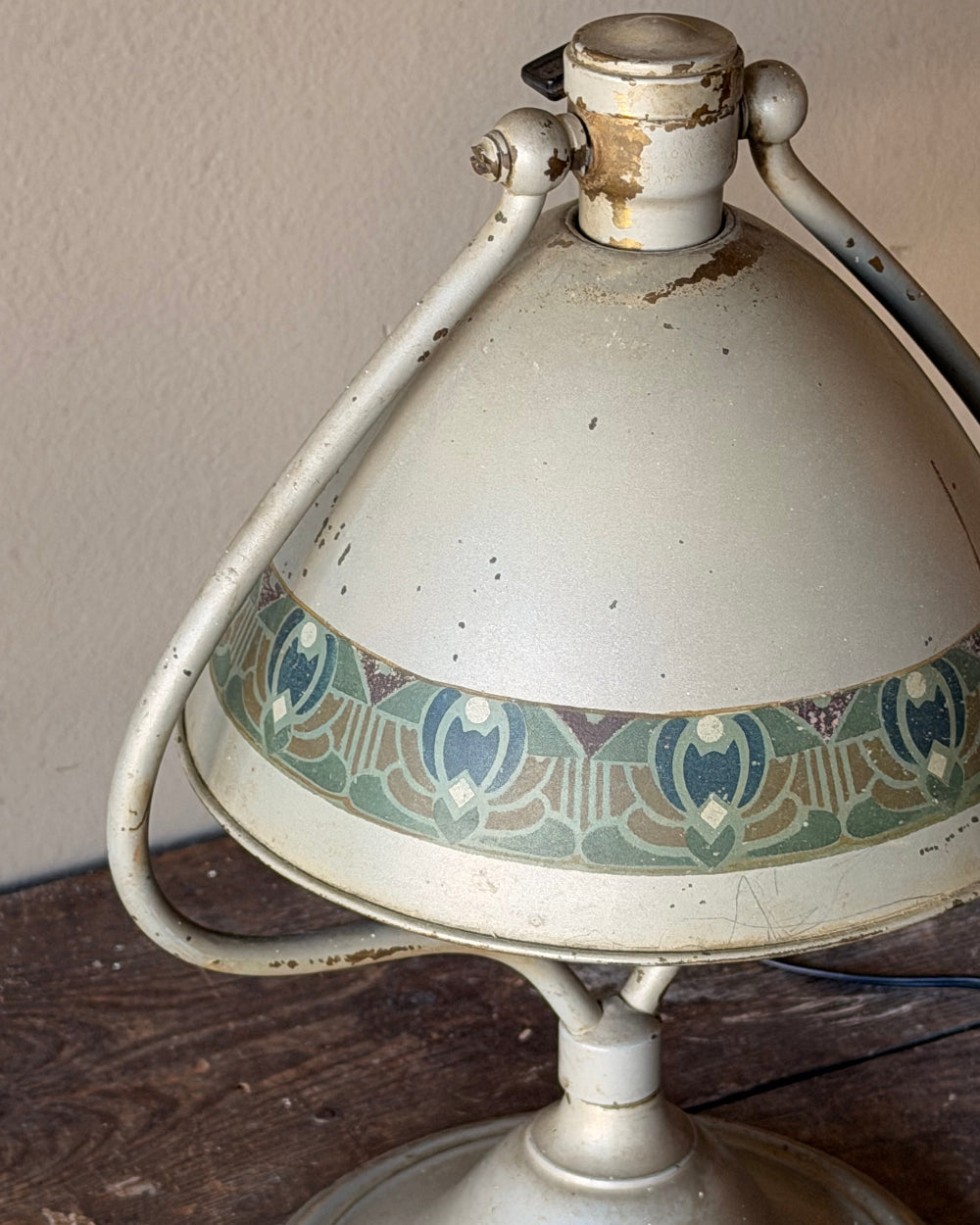 Art Nouveau Library Lamp